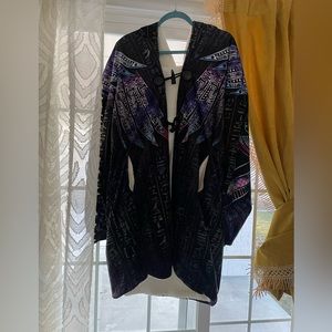 Oversized RAVER blanket jacket